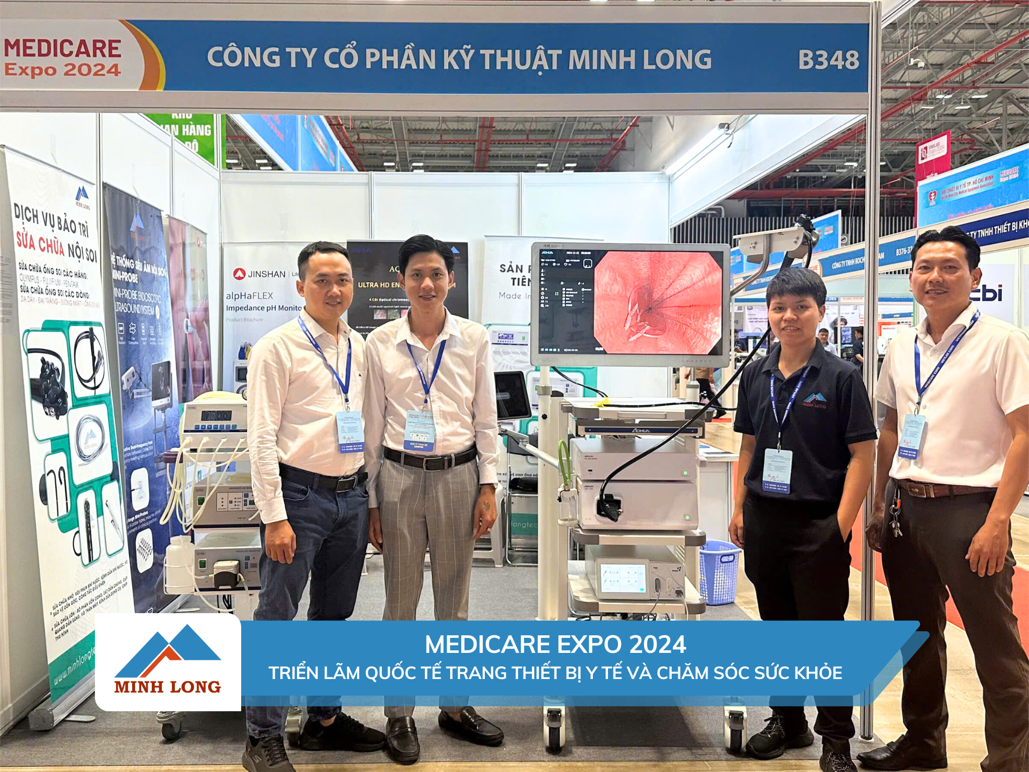 Nội Soi Minh Long Cám Ơn Qúy Khách Hàng Tại Medicare Expo 2024